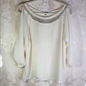 Charlotte Russe blouse w/ jewels